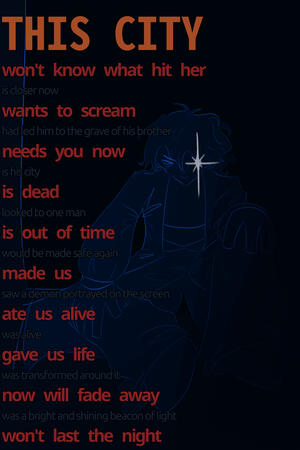 Poster inspired by The Protomen's music