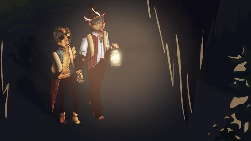 Characters from a video game