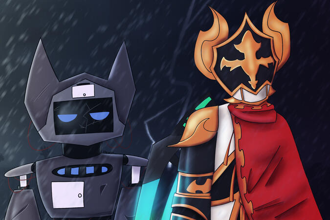 My and another person's original characters