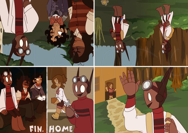 Zine with the theme of "home"